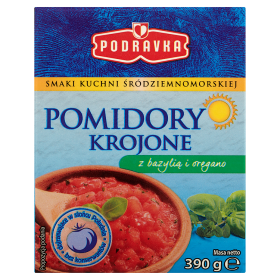 Podravka Pomidory Krojone Z Bazylią I Oregano 390 G