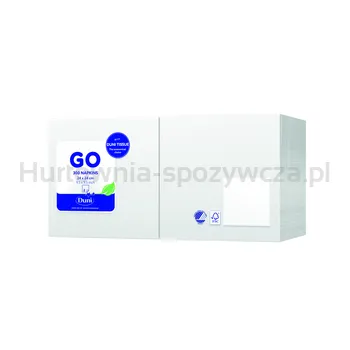 Duni Serwetki 24X24 Bia.300Szt