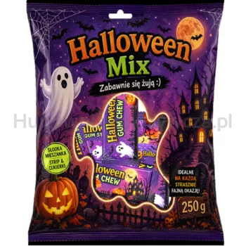Halloween Mix Cukierów , Sticków, stripsów do żucia o smakach owocowych 300 g