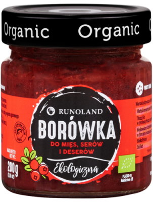 Borówka Do Mięs, Serów I Deserów Bio 200 G - Runoland [BIO]