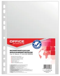 Office Products Koszulki na dokumenty PP, A4, krystal, 55mikr., 100szt. 