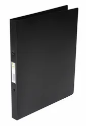 Q-Connect Segregator Ringowy Pp, A4/4R/16Mm, Transparenty Czarny 