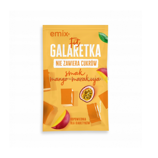 Galaretka FIT (bez cukru) mango-marakuja emix 25g