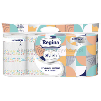 Regina Papier Toaletowy Stylish 8 rolek