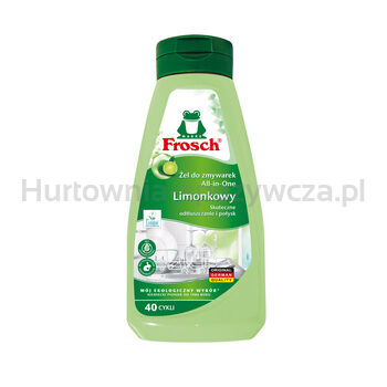 Frosch Limonkowy Żel Do Zmywarek 650 Ml