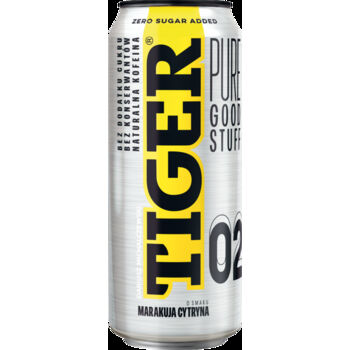 Tiger Pure gazowany napój owocowy o smaku marakuja cytryna 500 ml