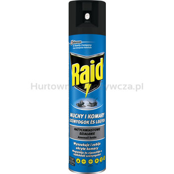 Raid Aerozol Przeciw Owadom Latającym 400Ml