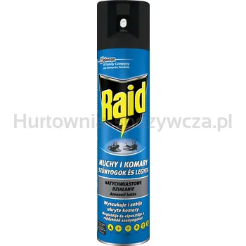 Raid Aerozol Przeciw Owadom Latającym 400Ml