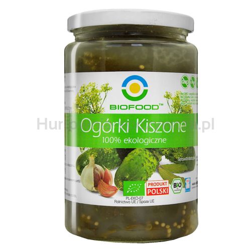 Ogórki Kiszone Bezglutenowe Bio 760 G (560 G) - Bio Food [BIO]