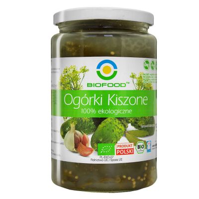 Ogórki Kiszone Bezglutenowe Bio 760 G (560 G) - Bio Food [BIO]