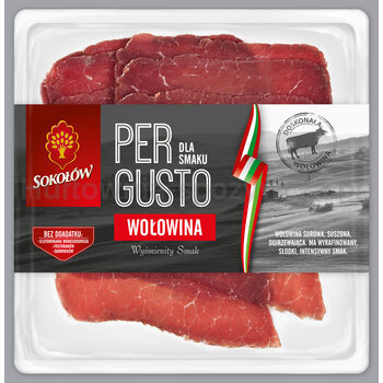 Sokołów Wołowina Pergusto plastry 80 g