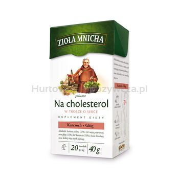 Zioła Mnicha Polecane Na Cholesterol 20Torebek/40G