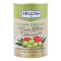 Helcom Oliwki zielone nadziewane papryką 300ml 