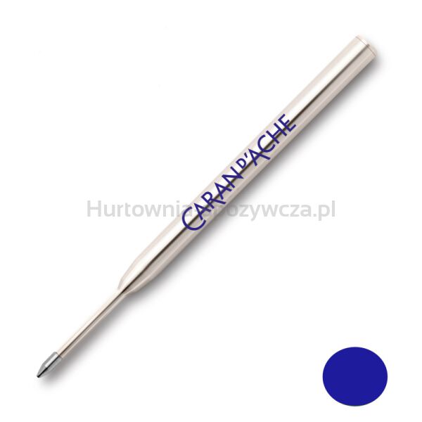 Wkład CARAN D'ACHE Goliath, do długopisu 849, F, niebieski - 2