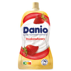 Danio Serek Homogenizowany Truskawkowy 120 G