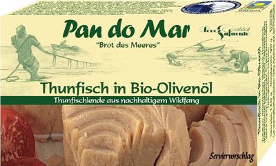 Pan Do Mar Tuńczyk Bonito W Bio Oliwie Z Oliwek Extra Virgin 120 G (90 G) [BIO]