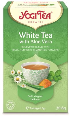 Yogi Tea  Herbata Biała Z Aloesem (White Tea With Aloe Vera) Bio (17 X 1,8 G) 30,6 G [BIO]