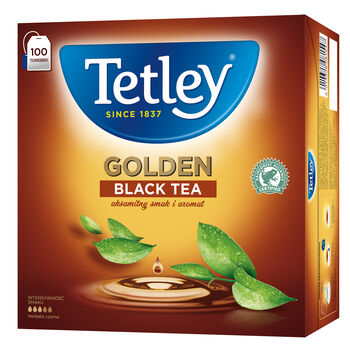 Tetley  Herbata Golden Black 100 torebek x 2g