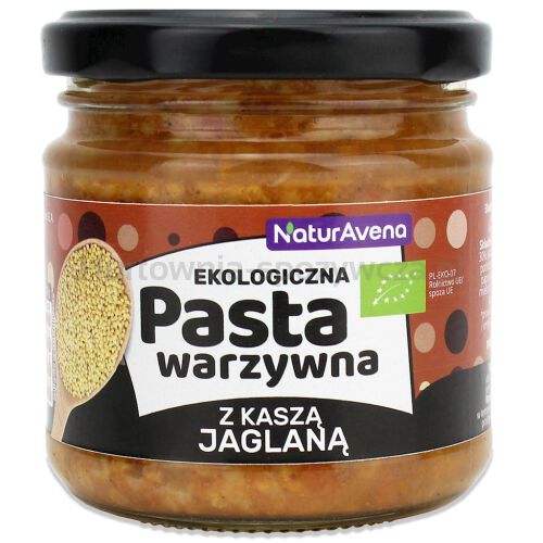 Pasta Warzywna Z Kaszą Jaglaną  Bio 185 G - Naturavena [BIO]