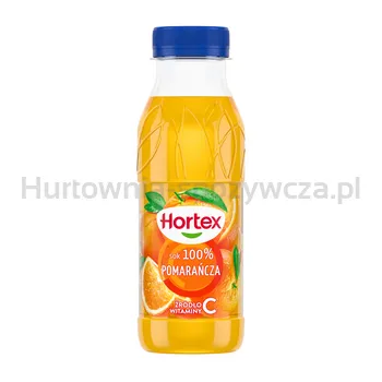 Hortex Pomarańcza Sok 100% butelka aPet 300 ml 