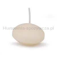 Świeca pływająca pastylka DONAU HOME, 48x28 mm, 12 szt., kremowa - 2