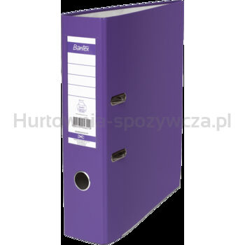 Bantex Segregator dźwigniowy 80mm fioletowy