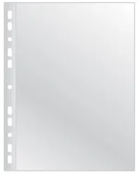 Q-Connect Koszulki na dokumenty poszerzane, PP, A4, groszkowe, 75mikr., 50szt. 