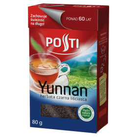 Posti herbata Yunnan Liściasta Czarna 80 G