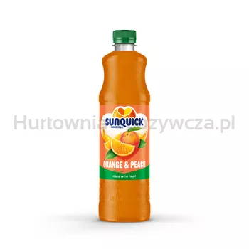 Sunquick koncentrat napoju o smaku pomarańczy i brzoskwini 700 ml PET