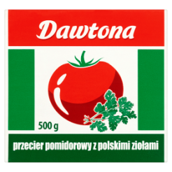 Przecier Pomidorowy Z Ziołami 500G Dawtona