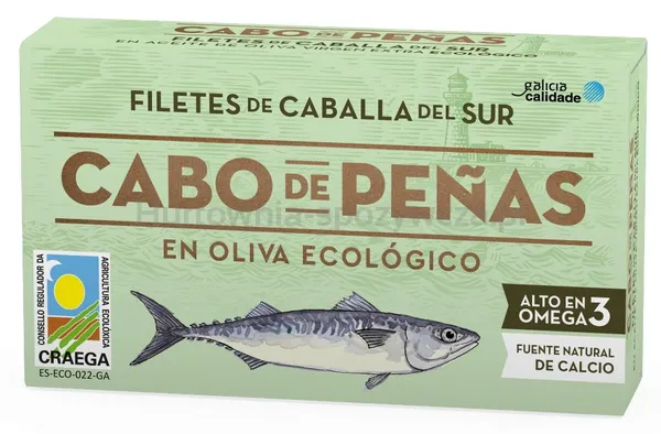 Makrela filety w ekologicznej oliwie z oliwek 85 g