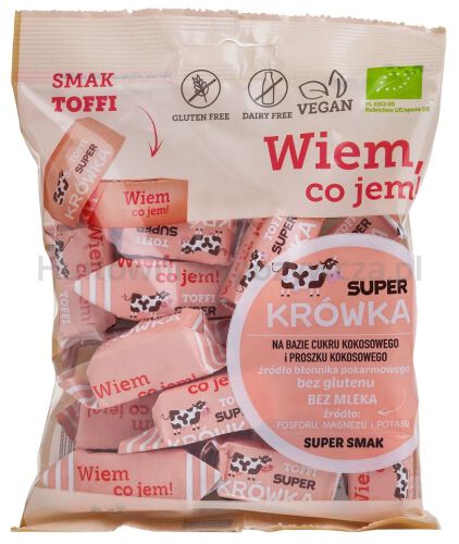 Krówki O Smaku Toffi Bezmleczne Bezglutenowe Bio 150 G - Me Gusto (Super Krówka) [BIO]