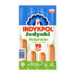 Parówki Naturalne 200g Indykpol