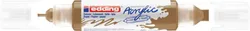 Marker Akrylowy 3D E-5400 Edding, Podwójny, 2-3 Mm, 5-10 Mm, Matowe Złoto