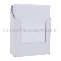 Teczka wiązana OFFICE PRODUCTS Premium, karton, A4, 350gsm, 3-skrz., biała - 2