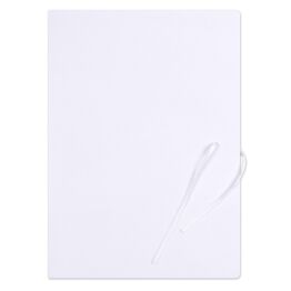 Teczka wiązana OFFICE PRODUCTS Premium, karton, A4, 350gsm, 3-skrz., biała