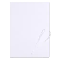 Teczka wiązana OFFICE PRODUCTS Premium, karton, A4, 350gsm, 3-skrz., biała