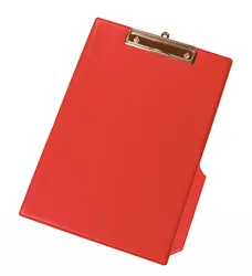 Q-Connect Clipboard deska, z klipsem, PVC, A4 czerwony 