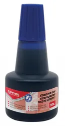 Office Products Tusz do pieczątek 30ml, niebieski 
