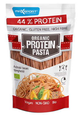 Maxsport Makaron Proteinowy (Z Soi I Fasoli Czerwonej Adzuki) Spaghetti Bezglutenowy Bio 200 G [BIO]