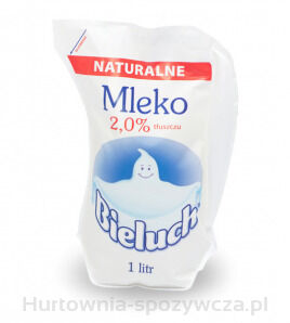 Mleko Naturalne 2% 1L Bieluch Dzbanek