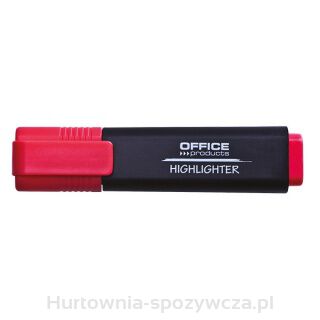Zakreślacz Fluorescencyjny Office Products, 1-5Mm (Linia), Czerwony