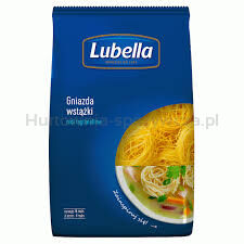 Lubella Makaron Gniazda Wstążki 400 G