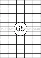 Office Product Etykiety 38x21,2mm, białe, 100 ark.  - 2