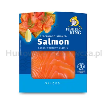 Fisherking Łosoś Wędzony Plastry 100 G