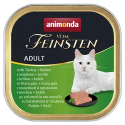 Animonda Vom Feinsten Adult "dorosły kot" z indykiem i królikiem 100g