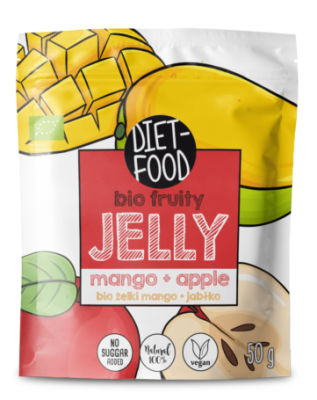 Żelki Mango - Jabłko Bio 50 G - Diet-Food [BIO]