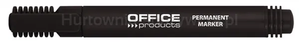 Office Products Marker permanentny okrągły, 1-3mm (linia), czarny 