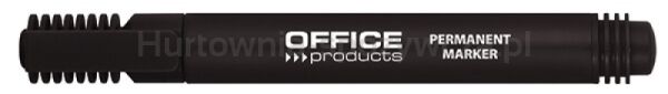 Office Products Marker permanentny okrągły, 1-3mm (linia), czarny 