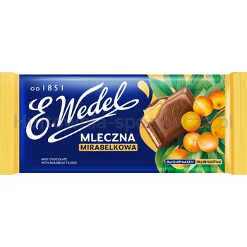 Wedel Czekolada Mleczna mirabelkowa 100g